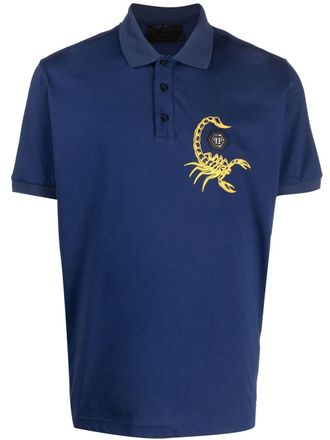 Philipp Plein Poloshirt met korte mouwen - Blauw