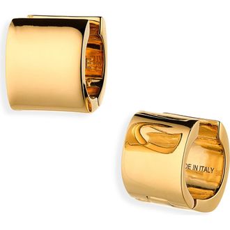 Toteme Petite Signature Hoop Earrings in Gold at Nordstrom