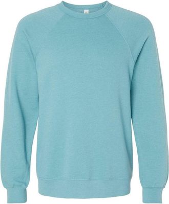 Bella + Canvas Sponge Fleece Raglan Crewneck Sweatshirt