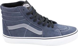 Vans Schoenen, Dames, Blauw, 42 1/2 EU, Suède, Suede High Top Sneakers Rubberen Zool