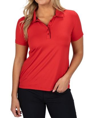 Black Clover Mina Polo in Red at Nordstrom, Size Medium