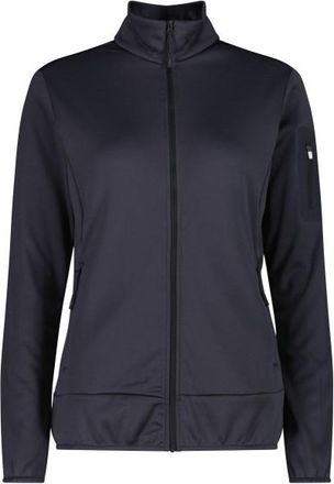 F.lli Campagnolo Jacket Jacquard Double Knitted Fleecejacke f&uuml;r Damen | grau