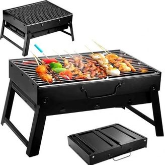 OEM Parrilla Port&aacute;til De Jard&iacute;n Con Rejilla Para Carb&oacute;n De Estilo Tur&iacute;stico