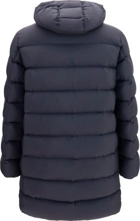 Herno Mens Long Padded Jacket Nero Polyamide Down Coat