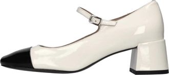 Bibi Lou Lakleren Pumps - Dames - Pumps - Wit - 41 EU - Leer - Schoenen