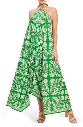 Flying Tomato Print Maxi Dress in Green at Nordstrom Rack, Size Medium