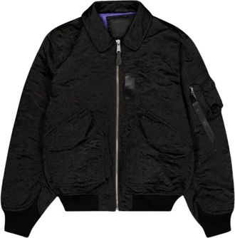 Alpha Industries Cwu-45/P Camo Embroidery UV Bomberjack - Heren - Bomber jackets - Zwart - M - Polyester - Jassen