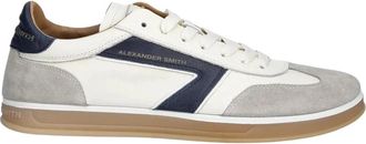 Alexander Smith Thames Sneakers - Heren - Sneakers - Wit - 41 EU - Leer - Schoenen