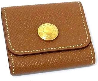 Herm&egrave;s Brown Epsom Leather Pouch (Pre-Owned)