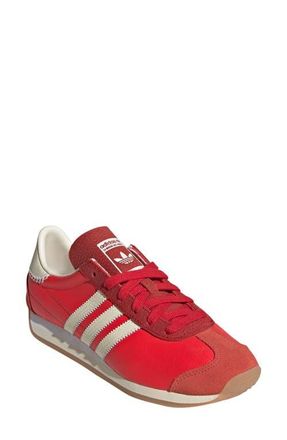 adidas Country Low Top Sneaker in Red/Cream White/Scarlet at Nordstrom, Size 9.5 Womens