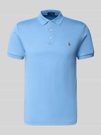 Polo Ralph Lauren Regular Fit Poloshirt aus reiner Baumwolle in Royal, Gr&ouml;&szlig;e XXL
