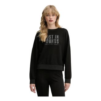 A|X Armani Exchange Donna, Felpe, Nero, L, new