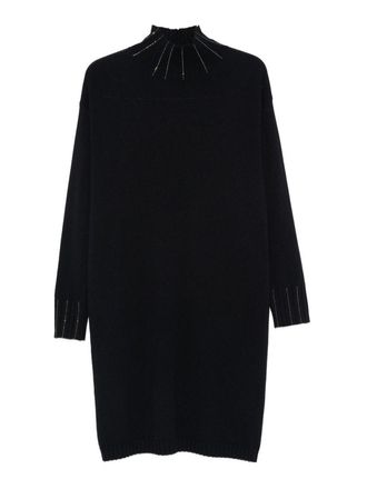 Fabiana Filippi Bead-Embellished Midi Dress