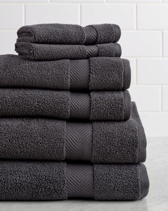 Superior Highly Absorbent Zero Twist 6Pc Cotton Towel Set