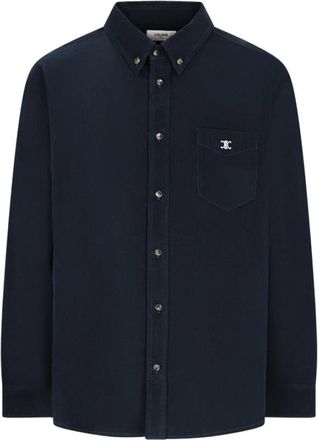 Celine Casual Overhemd - Heren - Casual Overhemden - Blauw - M - Overhemden
