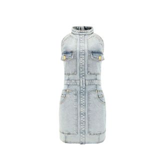 Balmain Denim Mini Kleid