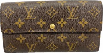 Louis Vuitton Brown Long Wallet (Bi-Fold) (Pre-Owned)