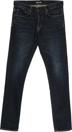 Tom Ford Jeans con design a cinque tasche - Blu