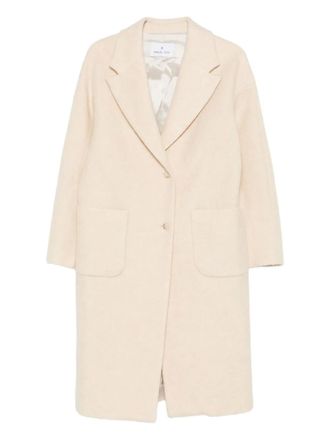 Manuel Ritz patch-pocket coat - Neutrals
