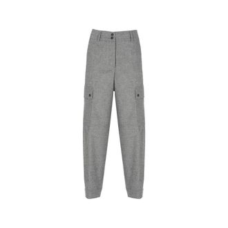 PESERICO Button-fastening Straight-leg Trousers