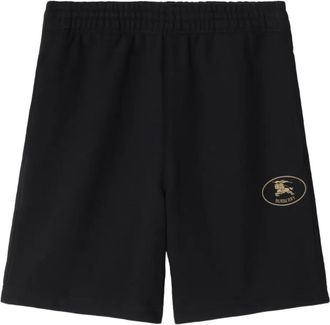 Burberry Shorts Knight Stamp - Nero