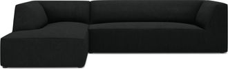 BLOOMINGLOFT 4-Sitzer Ecksofa Sao 273 x 180 cm, mit Cordbezug - Eckteil links