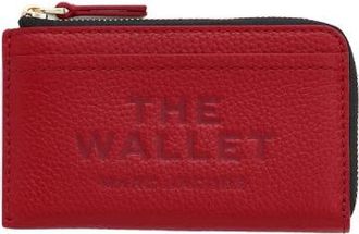 Marc Jacobs The Top Zip Multi Wallet - Dames - Portefeuilles - Rood - ONE Size - Leer - Accessoires