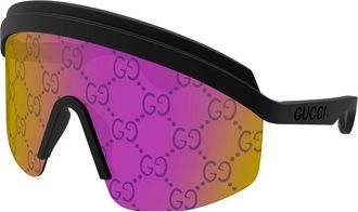Gucci Fashion Show Zonnebril - Dames - Zonnebrillen - Zwart - ONE Size - Nylon - Accessoires