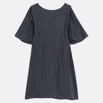 La Redoute Collections Korte uitlopende jurk met korte vlindermouwen