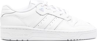 adidas Rivalry logo-patch low-top sneakers - men - Rubber/Fabric/Calf Leather - 12.5 - White