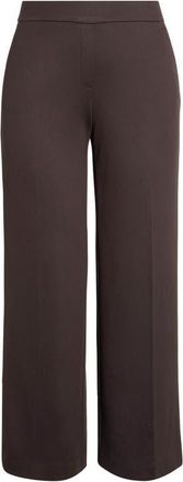 Anne Klein Pull-On Slash Pocket Wide Leg Pants in Deep Mahogany at Nordstrom, Size 3X