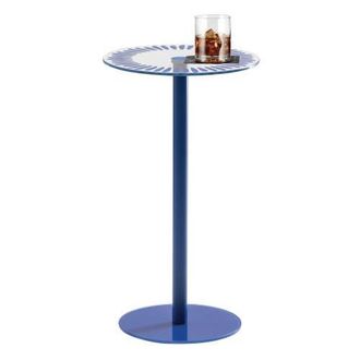 iDesign Round Printed Short Stiped Table in Multi at Nordstrom