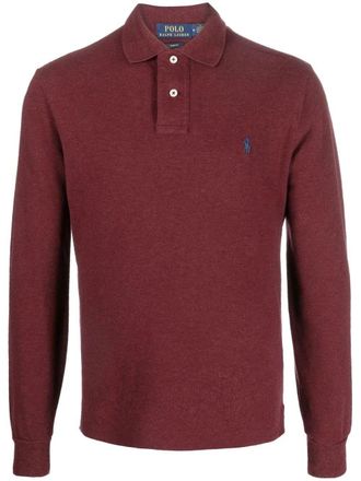 Ralph Lauren Long Sleeve Knit Polo Shirt