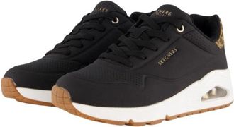 Skechers UNO - Jungle Nite - Heren - Hardloopschoenen - Zwart - 40 EU - Leer - Fitness
