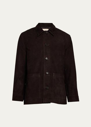 Officine G&eacute;n&eacute;rale Mens Suede Jacket