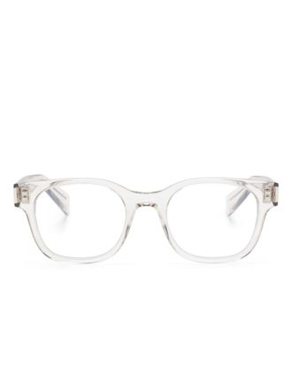 Saint Laurent Eyewear transparent glasses - women - Acetate - 49 - Grey