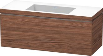 Duravit Duravit - Mueble De Ba&ntilde;o L-cube Wt Vero Air 500x1200x480mm Sin Orificio Para Grifer&iacute;a Nogal Oscuro