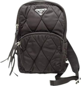 Prada Zaino Pre-owned in nylon trapuntato - - Pre-owned - Donna - Nero - ONE SIZE