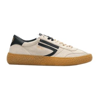 Puraai Schoenen, Heren, Beige, 40 EU, Vintage Sneakers 1.01 Stijl