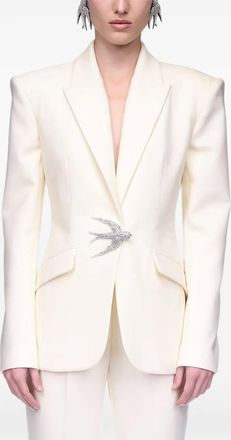 DAVID KOMA Blazer con decorazione - Toni neutri