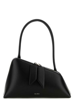 The Attico Black Sunrise Shoulder Bag