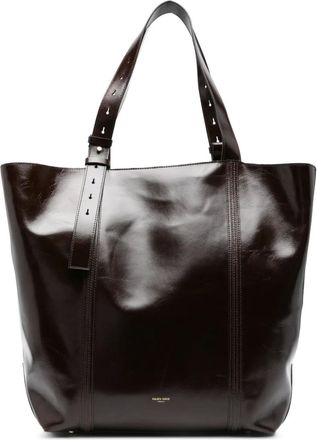 Golden Goose Borsa tote in pelle - Marrone