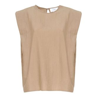 SoAllure Sleeveless Tops, female, Beige, Size: XL Sleeveless Top