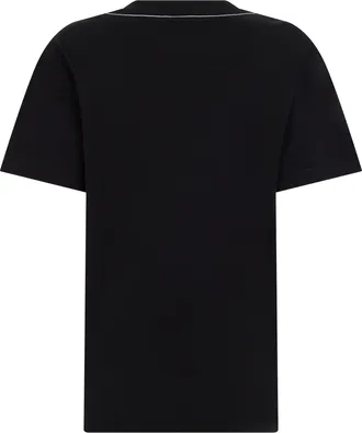 Dolce & Gabbana Mens T-Shirt Short Sleeve Black Cotton T-Shirts And Polos