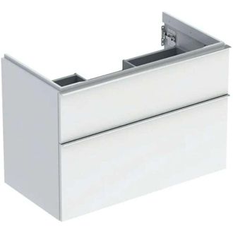 Keramag Keramag - Geberit Icon Mueble Bajo Lavabo, 2 Cajones, 88,8x61,5x47,6 Cm