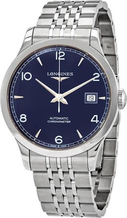 Longines Record Automatic Chronometer Blue Dial Mens Watch L28204966