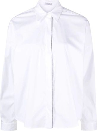 Brunello Cucinelli Blouse With Monili Trim