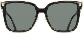 Versace VE2278D Asian Fit GB1/87 Womens Sunglasses Black Size 58