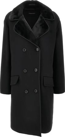 Emporio Armani Cappotto doppiopetto - Nero