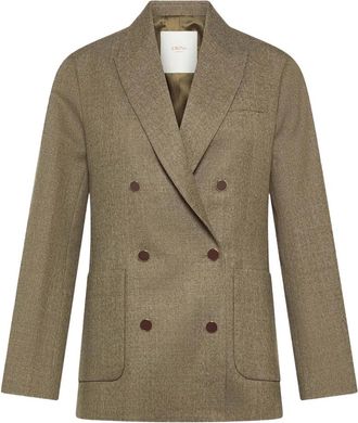 Cruna ZOE Jas - Dames - Blazers - Bruin - S - Wol - Jassen